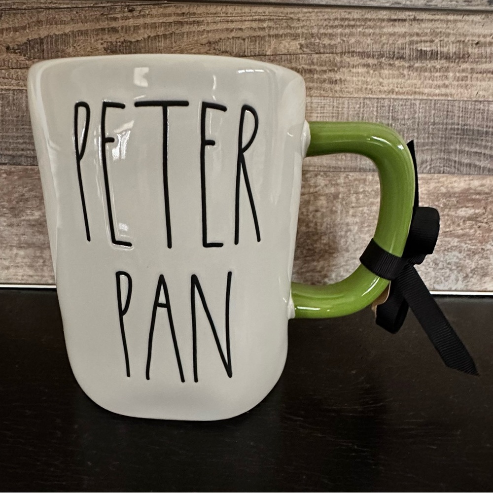 NWT Disney Collection by Rae Dunn Peter Pan Never Grow Up Mug